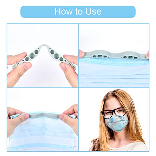 KATELUO Soporte Antivaho, Almohadillas De Puente Nasal De Caucho Natural, anti niebla nariz puente ,Clip nasal antivaho para adultos y niños. KATELUO Soporte Antivaho, Almohadillas De Puente Nasal De Caucho Natural, anti niebla nariz puente ,Clip nasal antivaho para adultos y niños.