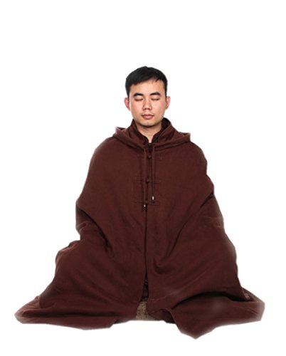 KATUO - Capa de algodón engrosada para mujer, hombre, meditación budista