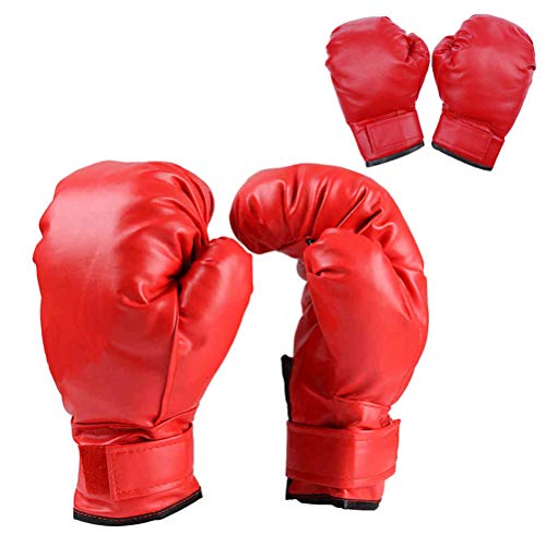 Katyma Guantes de Boxeo para niños Guantes de Kickboxing Guantes de Boxeo Transpirables Hechos de Cuero PU para Boxeo, Kickboxing, Entrenamiento con Saco de Boxeo