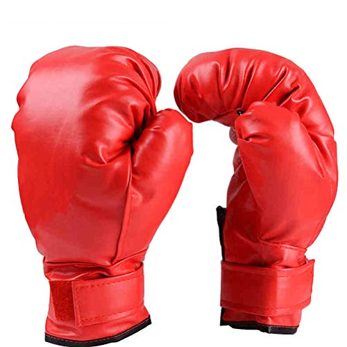 Katyma Guantes de Boxeo para niños Guantes de Kickboxing Guantes de Boxeo Transpirables Hechos de Cuero PU para Boxeo, Kickboxing, Entrenamiento con Saco de Boxeo