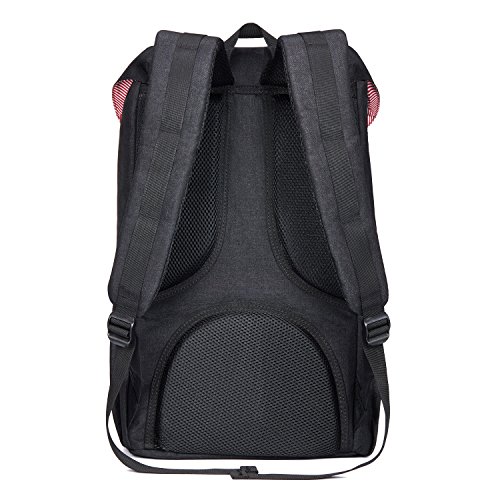 KAUKKO Mochila tipo casual Compartimento para 15" Portátil, 22,4 litros, Negro KAUKKO Mochila tipo casual Compartimento para 15" Portátil, 22,4 litros, Negro
