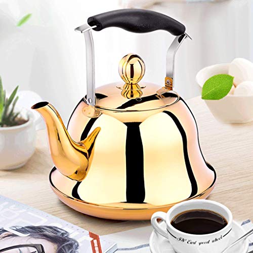 KAUTO Hervidor Hervidor Ahorro de energía Gas Gas Acero Inoxidable 304 Hervidor casero Hervidor de Agua de Gran Capacidad Botella de Agua Caliente 4L Kettlebell (Color: Amarillo) KAUTO Hervidor Hervidor Ahorro de energía Gas Gas Acero Inoxidable 304 Hervidor casero Hervidor de Agua de Gran Capacidad Botella de Agua Caliente 4L Kettlebell (Color: Amarillo)