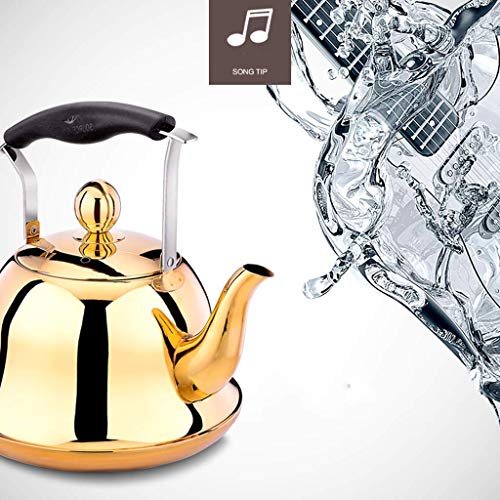 KAUTO Hervidor Hervidor Ahorro de energía Gas Gas Acero Inoxidable 304 Hervidor casero Hervidor de Agua de Gran Capacidad Botella de Agua Caliente 4L Kettlebell (Color: Amarillo) KAUTO Hervidor Hervidor Ahorro de energía Gas Gas Acero Inoxidable 304 Hervidor casero Hervidor de Agua de Gran Capacidad Botella de Agua Caliente 4L Kettlebell (Color: Amarillo)