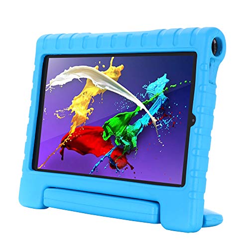 Kavon Funda para Lenovo Yoga Tab 5 YT-X705F 10.1 Pulgadas,Soporte de Mango Convertible a Prueba de Golpes EVA, Cubierta Protectora para Tableta Ligera para Niños (Azul)