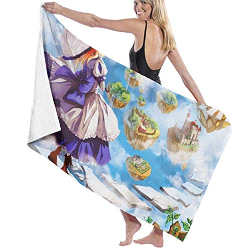 Kay Sam The Adventures of Alice Beach - Toalla de Playa de Microfibra para Piscina, 32 x 52, para Mujeres, niños, niñas, niños, Adultos, Hombres, de Secado rápido, súper Absorbente Kay Sam The Adventures of Alice Beach - Toalla de Playa de Microfibra para Piscina, 32 x 52, para Mujeres, niños, niñas, niños, Adultos, Hombres, de Secado rápido, súper Absorbente