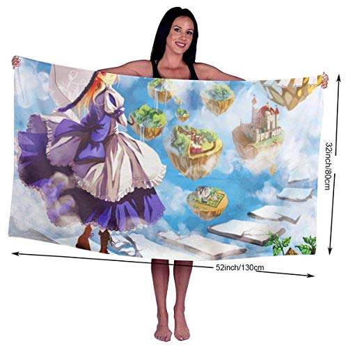 Kay Sam The Adventures of Alice Beach - Toalla de Playa de Microfibra para Piscina, 32 x 52, para Mujeres, niños, niñas, niños, Adultos, Hombres, de Secado rápido, súper Absorbente Kay Sam The Adventures of Alice Beach - Toalla de Playa de Microfibra para Piscina, 32 x 52, para Mujeres, niños, niñas, niños, Adultos, Hombres, de Secado rápido, súper Absorbente
