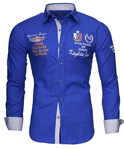 Kayhan Hombre Camisa Monaco Blue L Kayhan Hombre Camisa Monaco Blue L