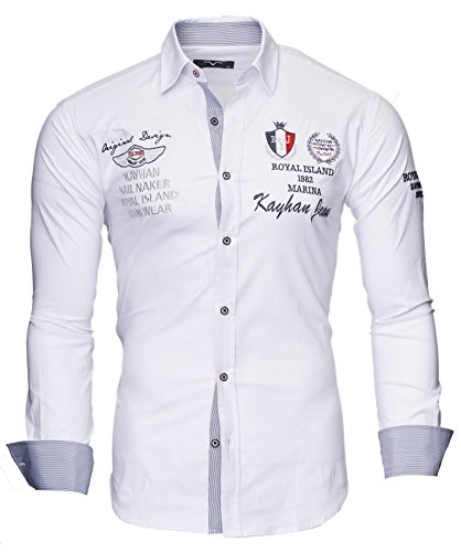 Kayhan Hombre Camisa Monaco White L