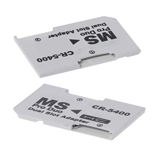 Kcnsieou Adaptador de tarjeta de memoria SDHC de gran capacidad para tarjetas Micro SD/TF a MS PRO Duo para tarjeta PSP