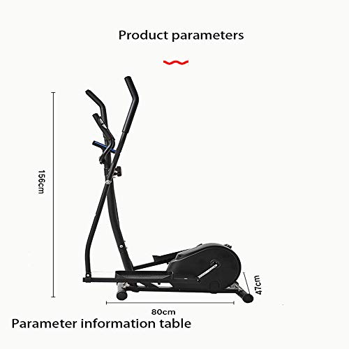 KDYSMWD Control electromagnético Máquina elíptica Stepper Space Walker Equipo de Bicicleta de Ejercicio para Interiores Home Walker Mute