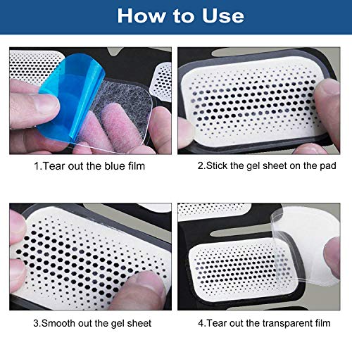 KEAWEO EMS Gel Hojas 40 PCs, Gel Pad para ABS Electroestimulador Muscular Abdominales Repuesto De Repuesto Accesorios, Reutilizable Reemplazable Hidrogel Gel Pad para (20 paquetes, 2 unidades/paquete) KEAWEO EMS Gel Hojas 40 PCs, Gel Pad para ABS Electroestimulador Muscular Abdominales Repuesto De Repuesto Accesorios, Reutilizable Reemplazable Hidrogel Gel Pad para (20 paquetes, 2 unidades/paquete)