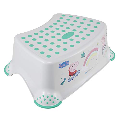 keeeper Taburete Escalón Peppa Pig, De 18 Meses a 10 Años, Antideslizante, Tomek, Gris keeeper Taburete Escalón Peppa Pig, De 18 Meses a 10 Años, Antideslizante, Tomek, Gris