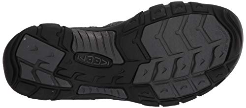 Keen Newport H2, Sandalia Hombre, Negro/Gris Acero, 44.5 EU Keen Newport H2, Sandalia Hombre, Negro/Gris Acero, 44.5 EU