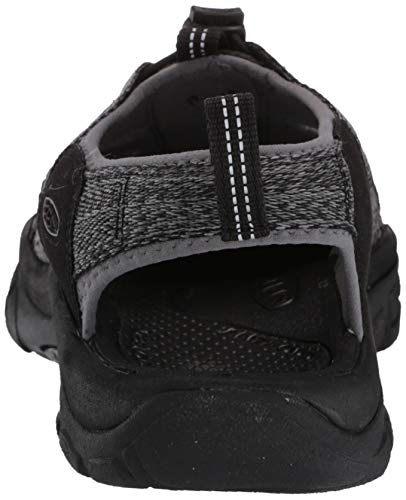 Keen Newport H2, Sandalia Hombre, Negro/Gris Acero, 44.5 EU Keen Newport H2, Sandalia Hombre, Negro/Gris Acero, 44.5 EU