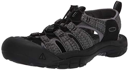 Keen Newport H2, Sandalia Hombre, Negro/Gris Acero, 44.5 EU Keen Newport H2, Sandalia Hombre, Negro/Gris Acero, 44.5 EU