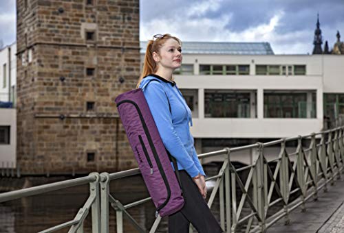 KeenFlex Bolsa de Esterilla de Yoga de Tela Ligera y cómoda y Resistente al Agua (Púrpura) KeenFlex Bolsa de Esterilla de Yoga de Tela Ligera y cómoda y Resistente al Agua (Púrpura)