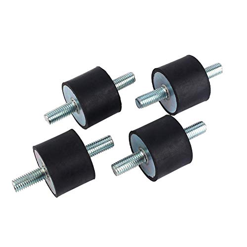 Keenso 4 amortiguadores antivibración, de goma, aislantes, con tornillos (M10 40 x 30) Keenso 4 amortiguadores antivibración, de goma, aislantes, con tornillos (M10 40 x 30)
