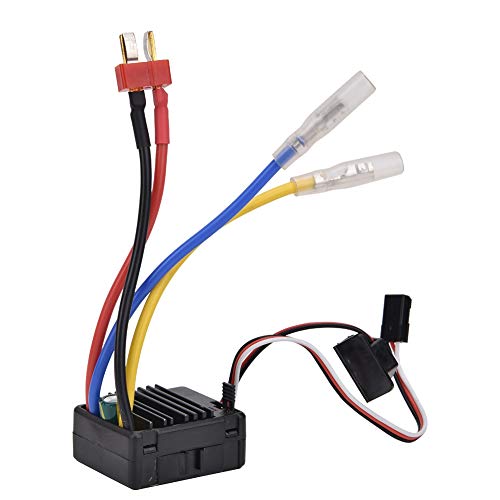 Keenso 540 Motor Cepillado con Aleta de enfriamiento + 45A Juego de ESC Cepillado, Juego de Motor de Coche RC para 1/10 RC Buggy Truggy Truck Crawler(Negro) Keenso 540 Motor Cepillado con Aleta de enfriamiento + 45A Juego de ESC Cepillado, Juego de Motor de Coche RC para 1/10 RC Buggy Truggy Truck Crawler(Negro)