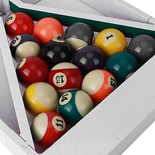 Keenso Billar Triangular Frame Snooker Balls Rack Suministro para Juego de Estilo Inglés