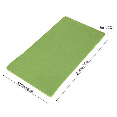 Keenso Estera de Yoga, 380 * 210 EVA Colchoneta de Yoga, Mat Suave para Practicar Yoga(Verde)