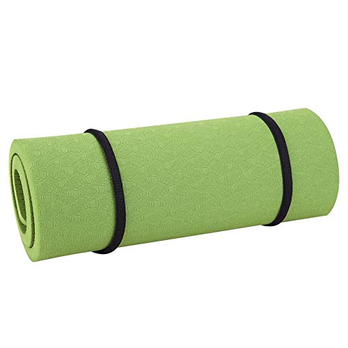 Keenso Estera de Yoga, 380 * 210 EVA Colchoneta de Yoga, Mat Suave para Practicar Yoga(Verde)