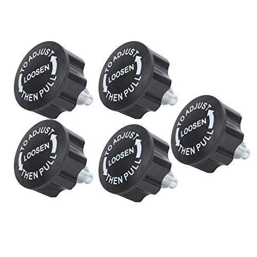 Keenso Fitness Pop Pin, 5 Piezas de cartón sintético Fitness Pop Pull Pin Knob M16 Máquinas de Entrenamiento de Ejercicio Equipo de Bicicleta de liberación Keenso Fitness Pop Pin, 5 Piezas de cartón sintético Fitness Pop Pull Pin Knob M16 Máquinas de Entrenamiento de Ejercicio Equipo de Bicicleta de liberación