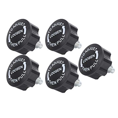 Keenso Fitness Pop Pin, 5 Piezas de cartón sintético Fitness Pop Pull Pin Knob M16 Máquinas de Entrenamiento de Ejercicio Equipo de Bicicleta de liberación