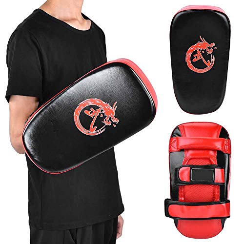 Keenso Paos de Boxeo, Manoplas para Entrenar Artes Marciales, Taekwondo Muay Thai Kick Boxing