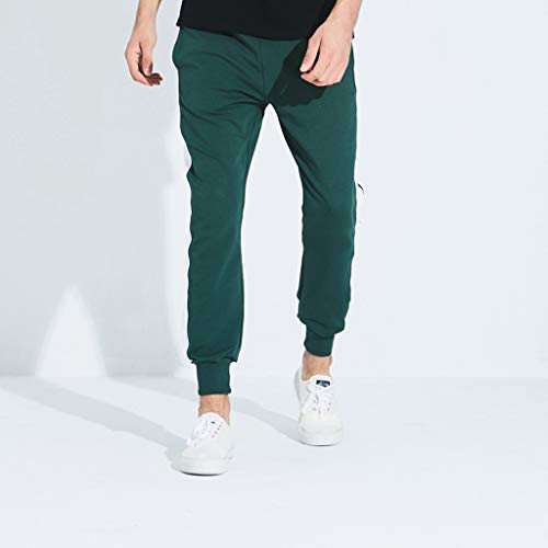 KEERADS - Pantalones de deporte para hombre, ropa deportiva, pantalones de fútbol, fitness, tiempo libre, pantalones de chándal Negro 31W x 30L KEERADS - Pantalones de deporte para hombre, ropa deportiva, pantalones de fútbol, fitness, tiempo libre, pantalones de chándal Negro 31W x 30L