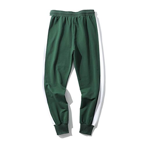KEERADS - Pantalones de deporte para hombre, ropa deportiva, pantalones de fútbol, fitness, tiempo libre, pantalones de chándal Negro 31W x 30L