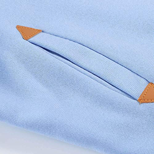 KEERADS Women Hoodie Abrigo de Bolsillo a Juego con Cremallera con Capucha y Color Suelto Sudaderas con Capucha para Mujer KEERADS Women Hoodie Abrigo de Bolsillo a Juego con Cremallera con Capucha y Color Suelto Sudaderas con Capucha para Mujer