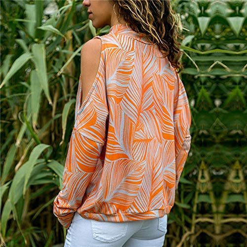 KEERADS Women Sweatshirt Jersey de Estampado Floral geométrico de Hombro frío Top de Mujer Sudaderas sin Capucha para Mujer KEERADS Women Sweatshirt Jersey de Estampado Floral geométrico de Hombro frío Top de Mujer Sudaderas sin Capucha para Mujer