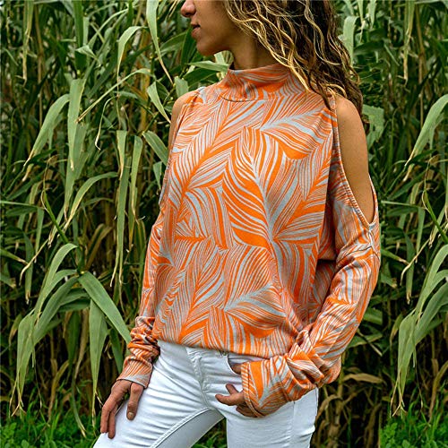 KEERADS Women Sweatshirt Jersey de Estampado Floral geométrico de Hombro frío Top de Mujer Sudaderas sin Capucha para Mujer KEERADS Women Sweatshirt Jersey de Estampado Floral geométrico de Hombro frío Top de Mujer Sudaderas sin Capucha para Mujer