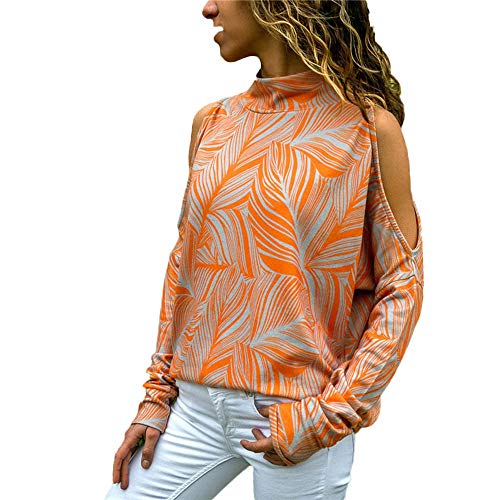 KEERADS Women Sweatshirt Jersey de Estampado Floral geométrico de Hombro frío Top de Mujer Sudaderas sin Capucha para Mujer KEERADS Women Sweatshirt Jersey de Estampado Floral geométrico de Hombro frío Top de Mujer Sudaderas sin Capucha para Mujer