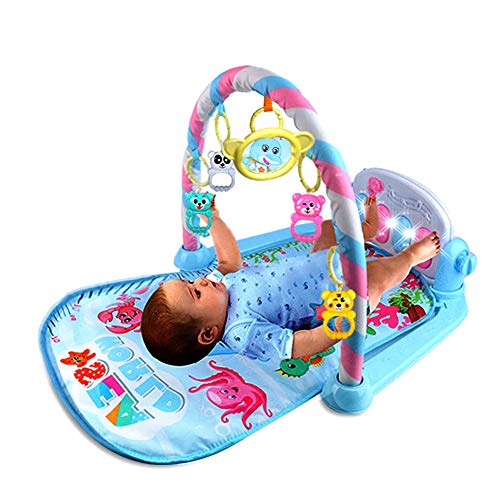 KEIBODETRD Gimnasio-Piano Pataditas,Manta Juegos Bebe,Baby Pedal Piano Body Building Instrument - para Recién Nacido Baby Music Game Blanket Toy Ringing Bell - Baby Fitness Game Pad