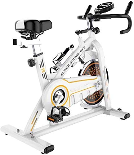 KEKEYANG Cycling Bicicleta de spinning, Indoor Cycling la bicicleta estática con monitor de sensores de frecuencia cardíaca, 11 Kg volante Profesional Ciclo Indoor aptitud ajustable Manillar y resiste