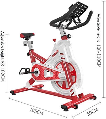 KEKEYANG Cycling Ciclismo Indoor Bicicleta estática, Ciclos Estudio de Ejercicio de Entrenamiento Máquinas cardiovasculares Actividades Indoor Bicicleta de Spinning, Asiento Ajustable Manillar máxima