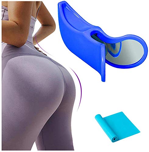 keland Entrenador Medial del Músculo del Suelo Pélvico Ejercitador Interno del Muslo Entrenador de Cadera Controlador de vejiga Corrección de Hermosas Nalgas para Mujeres（Azul）