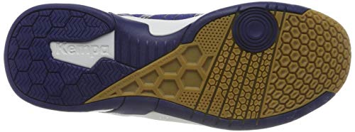 Kempa Attack Three Contender, Zapatillas de Balonmano Unisex Adulto, Azul (Bleu Nuit/Blanc 05), 42.5 EU Kempa Attack Three Contender, Zapatillas de Balonmano Unisex Adulto, Azul (Bleu Nuit/Blanc 05), 42.5 EU