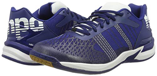 Kempa Attack Three Contender, Zapatillas de Balonmano Unisex Adulto, Azul (Bleu Nuit/Blanc 05), 42.5 EU