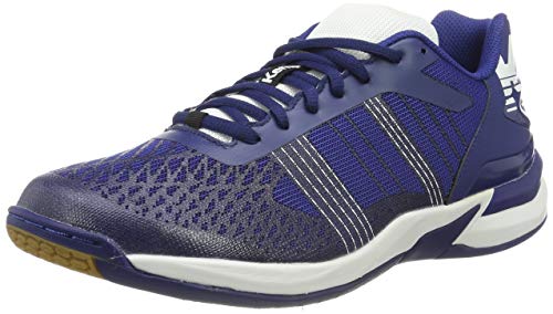 Kempa Attack Three Contender, Zapatillas de Balonmano Unisex Adulto, Azul (Bleu Nuit/Blanc 05), 42.5 EU