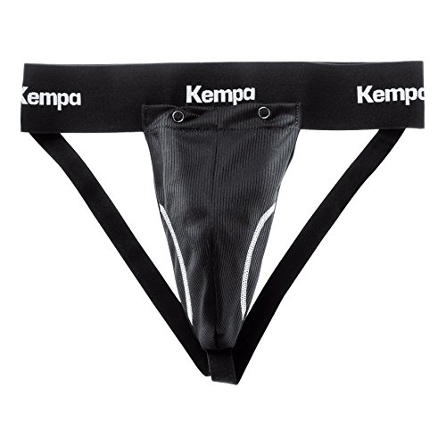 Kempa Suspensorium Protecciones Diversas, Hombre, Negro, L