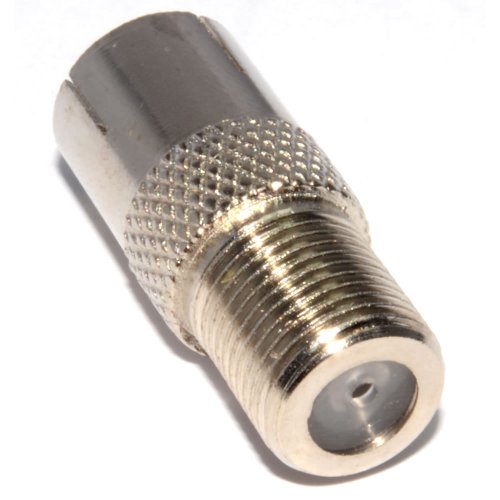 kenable F Tipo Conector Enchufe a RF Coax Aéreo Femenino Adaptador kenable F Tipo Conector Enchufe a RF Coax Aéreo Femenino Adaptador