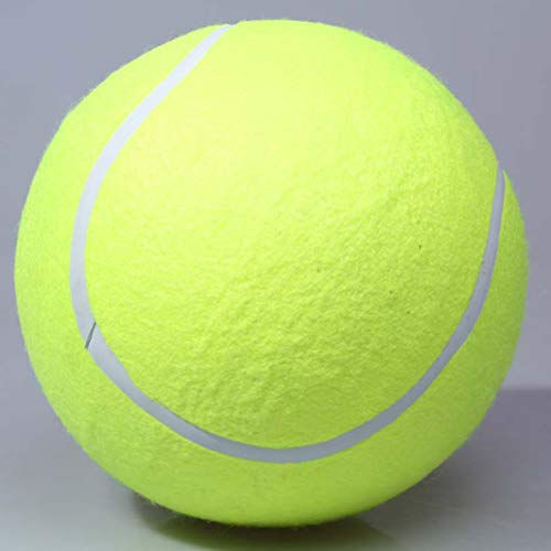KENANLAN Pelota de tenis para grandes juguetes para mascotas, playa deportiva al aire libre con pelota de tenis gigante de 24 cm