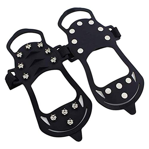 kengb Agarres de Nieve de Hielo, Agarres de Picos de Nieve de Hielo Antideslizantes Tacos de Tracción de Nieve de Hielo Crampones Calzado Invierno para Pescar Escalada Caminar Deporte Al Aire Libre kengb Agarres de Nieve de Hielo, Agarres de Picos de Nieve de Hielo Antideslizantes Tacos de Tracción de Nieve de Hielo Crampones Calzado Invierno para Pescar Escalada Caminar Deporte Al Aire Libre