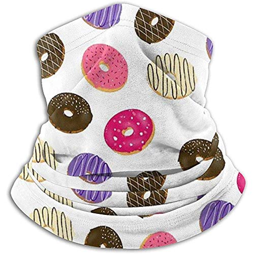 Kenice Polaina para Cuello,Calentador De Cuello De Invierno,Bufanda De Tubo,Gand Drawn Donuts Soft Beanie, Headwrap, Headband, Balaclava, Neck Polaina Kenice Polaina para Cuello,Calentador De Cuello De Invierno,Bufanda De Tubo,Gand Drawn Donuts Soft Beanie, Headwrap, Headband, Balaclava, Neck Polaina