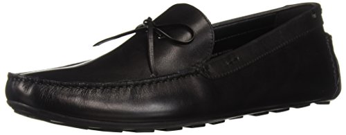 Kenneth Cole REACTION Men's Leroy Driver B Driving Style Loafer, Black, 13 M US