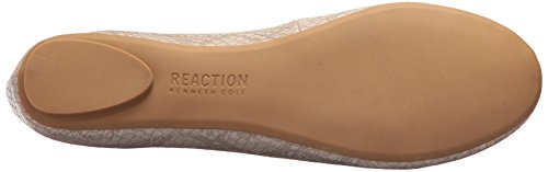 Kenneth Cole REACTION Women's Slip On by Ballet Flat, Almond, 7 Medium US