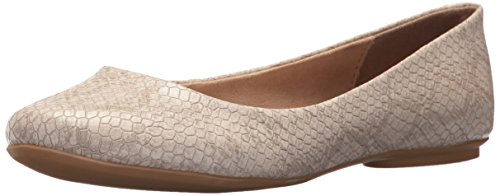 Kenneth Cole REACTION Women's Slip On by Ballet Flat, Almond, 7 Medium US