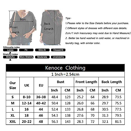 kenoce Jersey Mujer Otoño Suéter Fuera del Hombro Oversize Ancho Tejer Sueter Oversize Pullover Mujer Manga Larga Casual Suelto Blusa B-Rojo ladrillo S